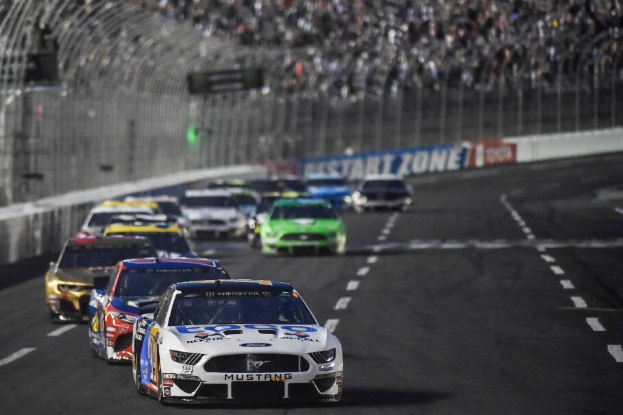 Stewart-Haas Racing's Clint Bowyer (14) sat on the pole for the event, but finished 12th. Stewart-Haas Racing's Clint Bowyer (14) sat on the pole for the event, but finished 12th.
